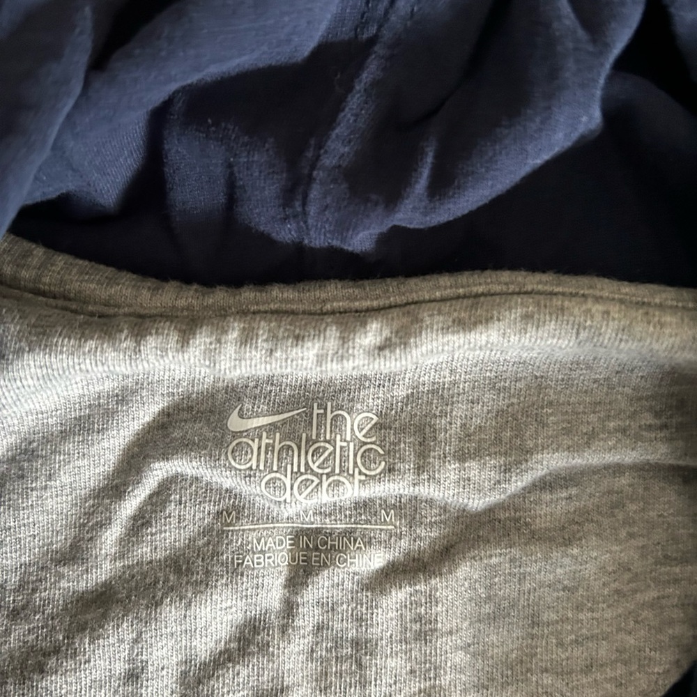 Navy Nike Zip Hoodie - Picture 2 of 3